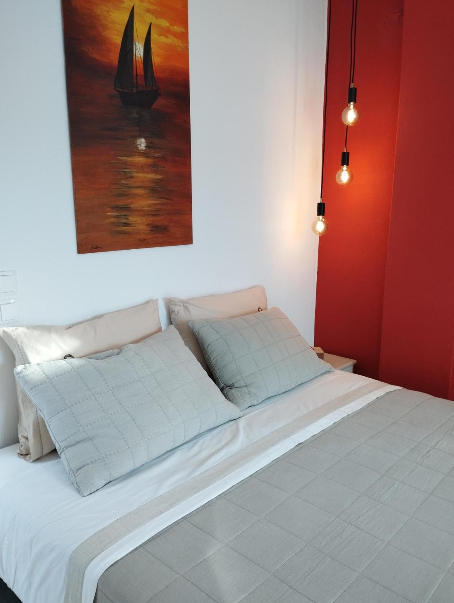 Ilektra Apartments Blue & Red Plataria Bagian luar foto