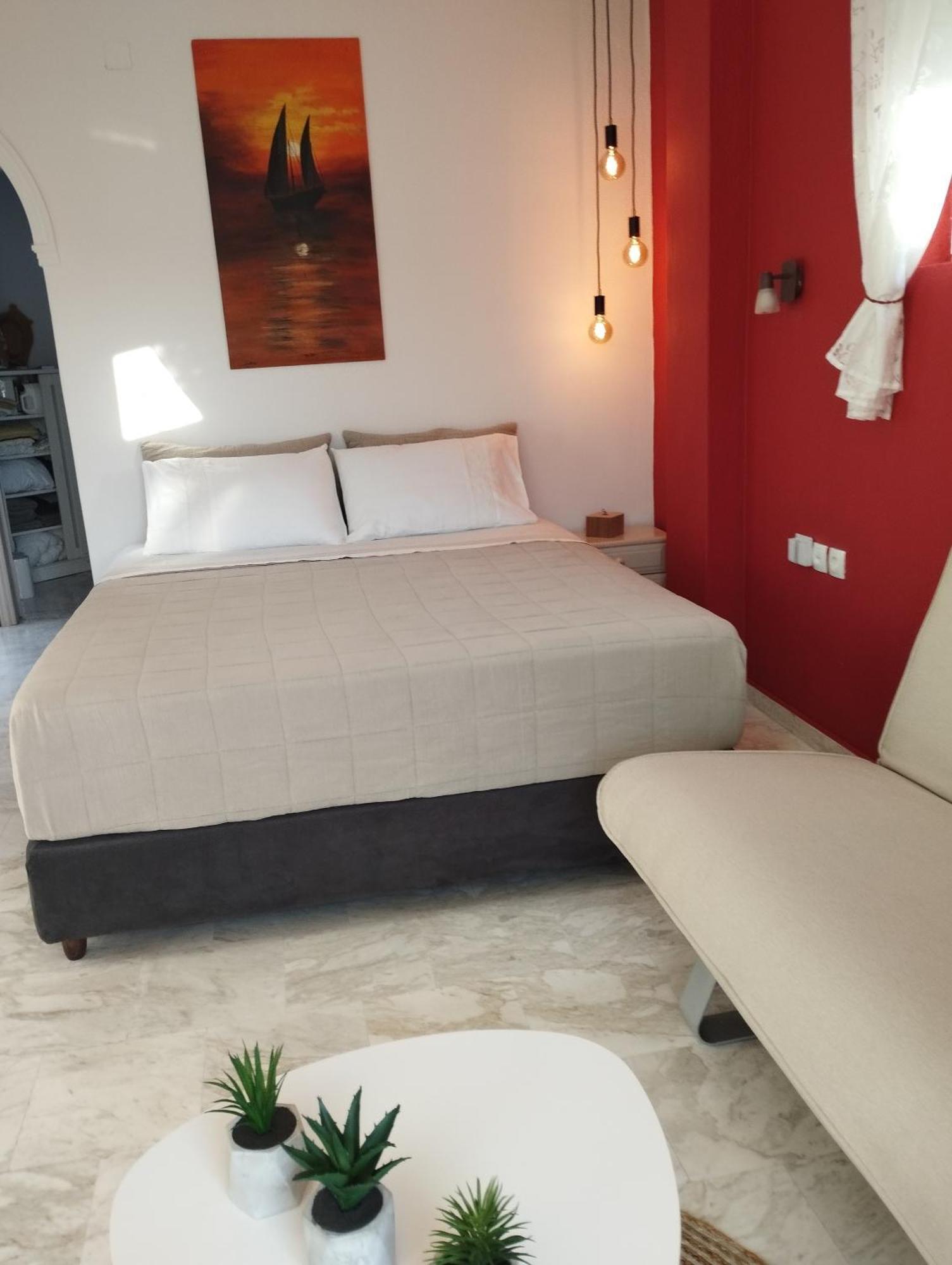 Ilektra Apartments Blue & Red Plataria Bagian luar foto