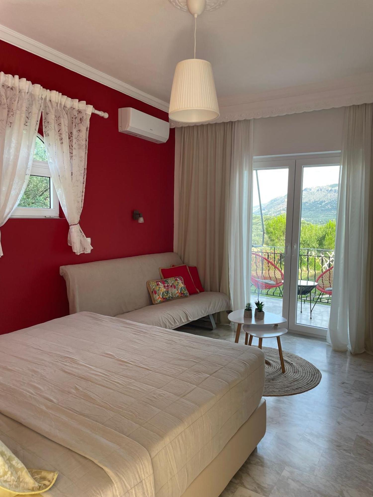 Ilektra Apartments Blue & Red Plataria Bagian luar foto
